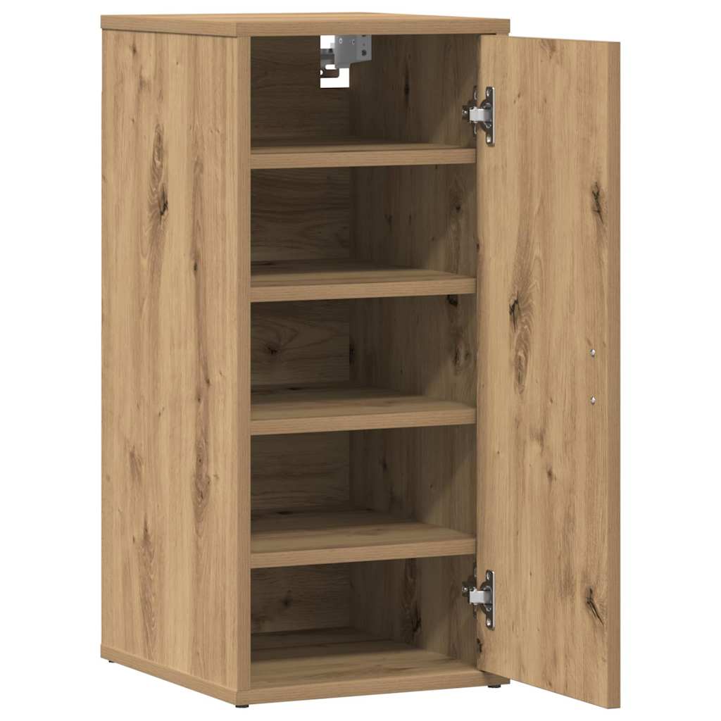 Armoire à chaussures chêne artisanal bois d'ingénierie - XIOS