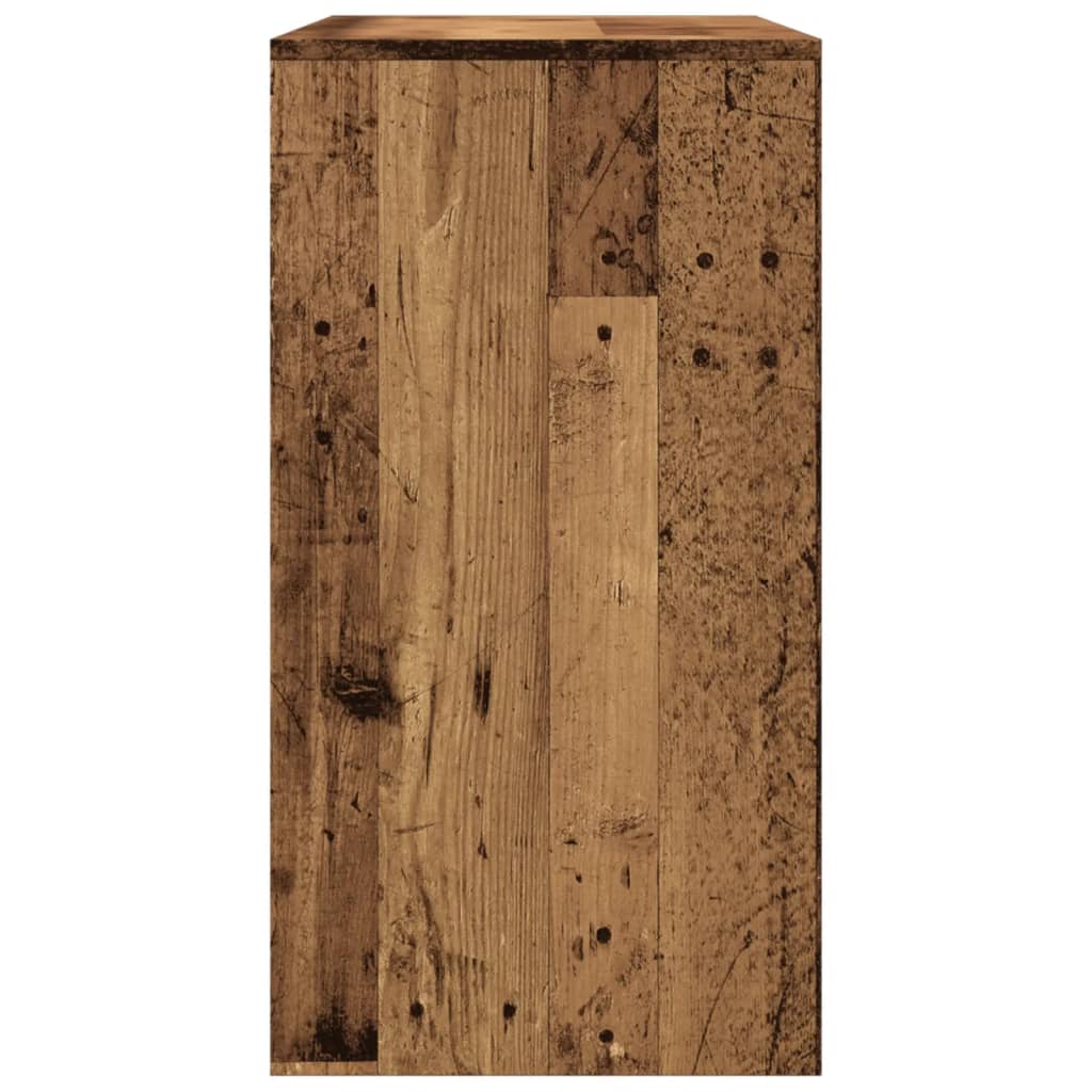 Table console vieux bois 89x41x76,5 cm bois d'ingénierie - XIOS