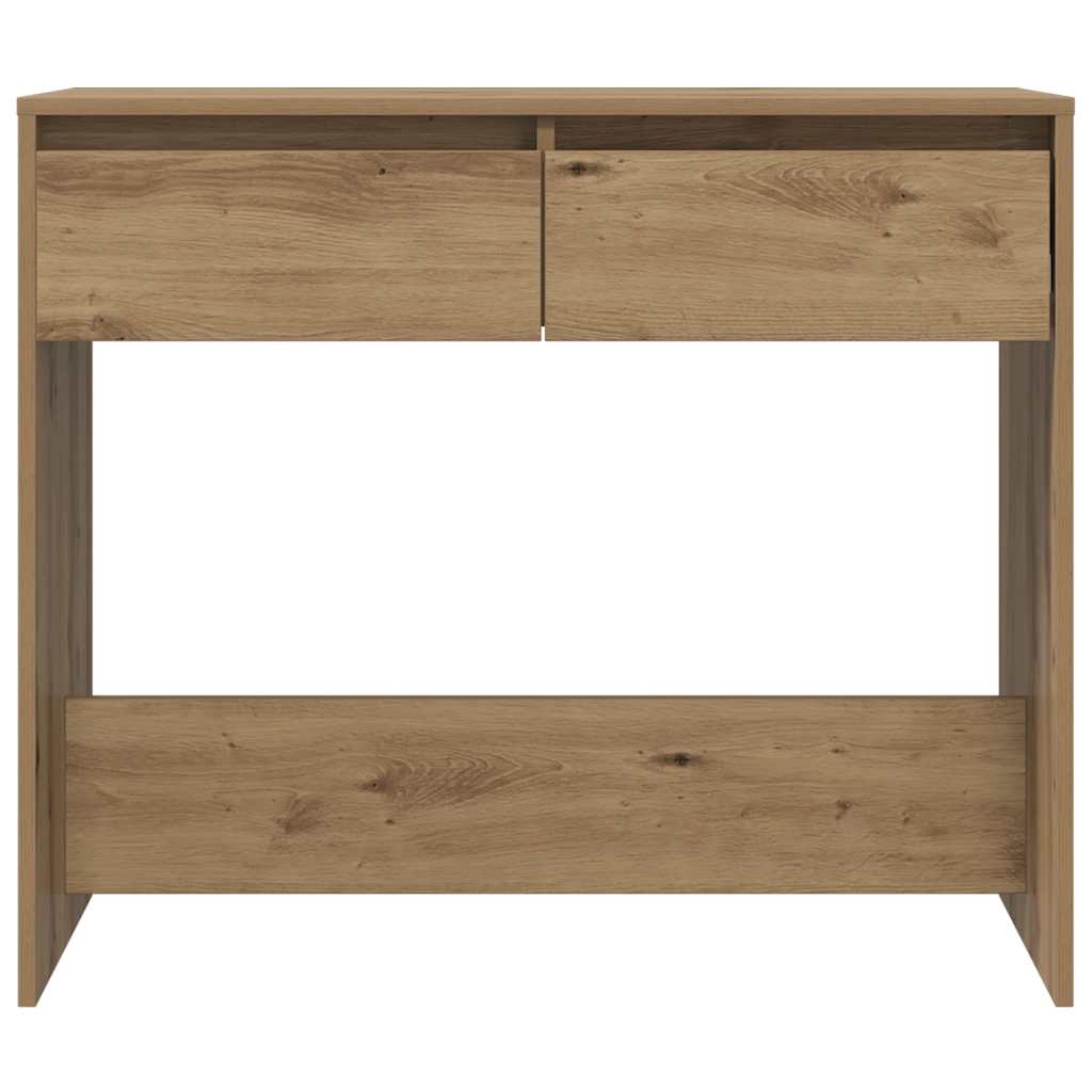 Table console chêne artisanal 89x41x76,5 cm bois d'ingénierie - XIOS