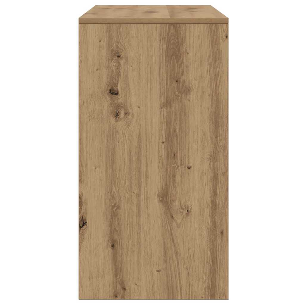 Table console chêne artisanal 89x41x76,5 cm bois d'ingénierie - XIOS