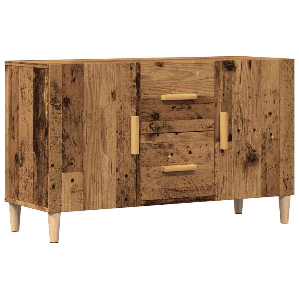 Buffet vieux bois 100x36x60 cm bois d'ingénierie - XIOS