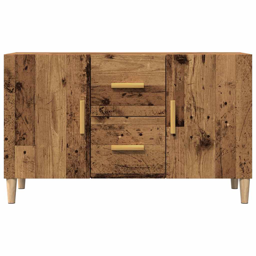 Buffet vieux bois 100x36x60 cm bois d'ingénierie - XIOS