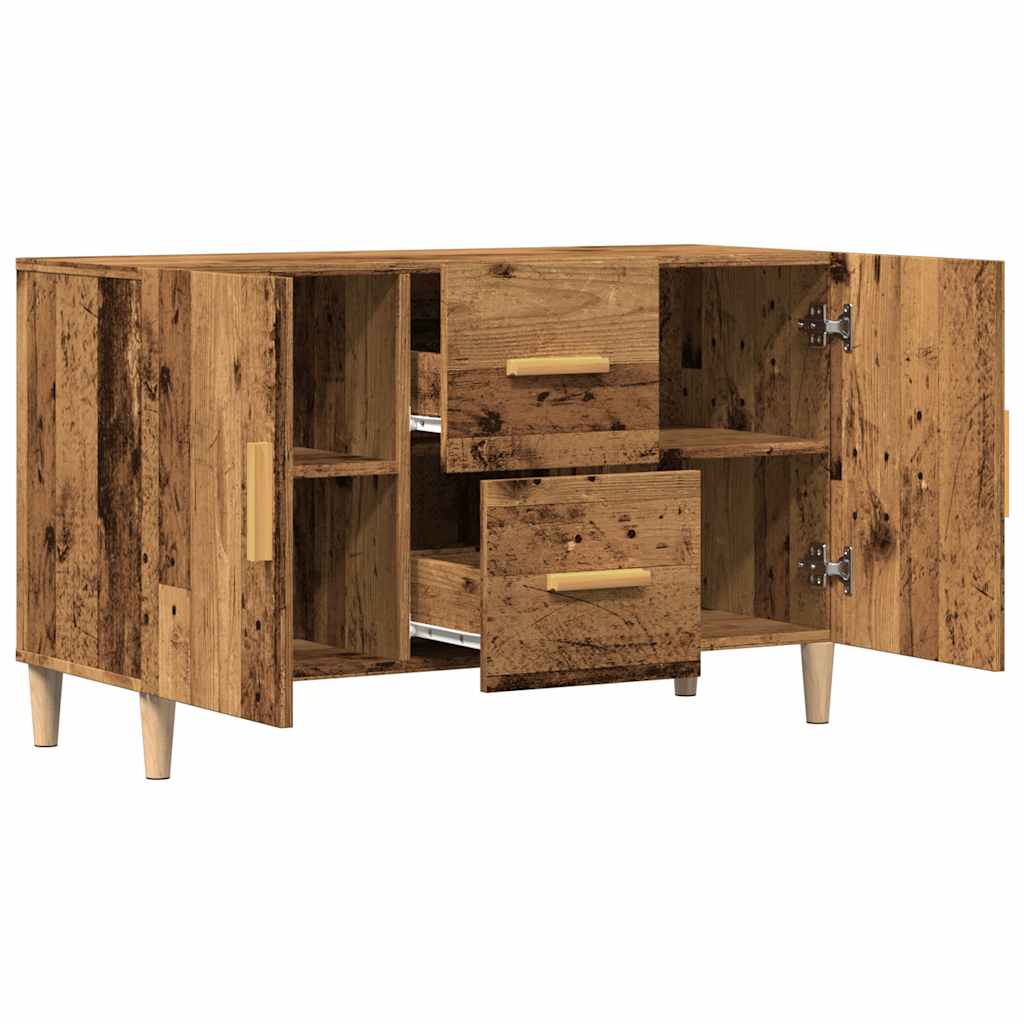 Buffet vieux bois 100x36x60 cm bois d'ingénierie - XIOS