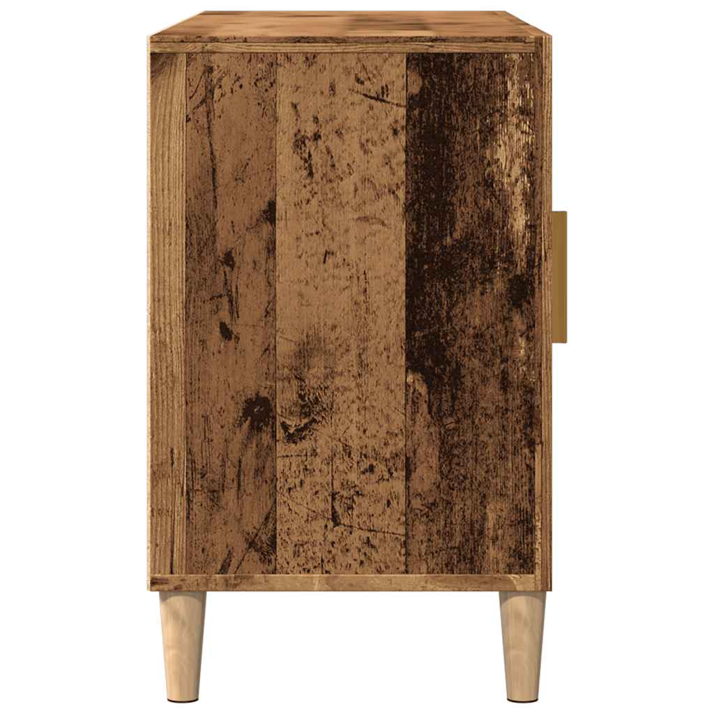 Buffet vieux bois 100x36x60 cm bois d'ingénierie - XIOS
