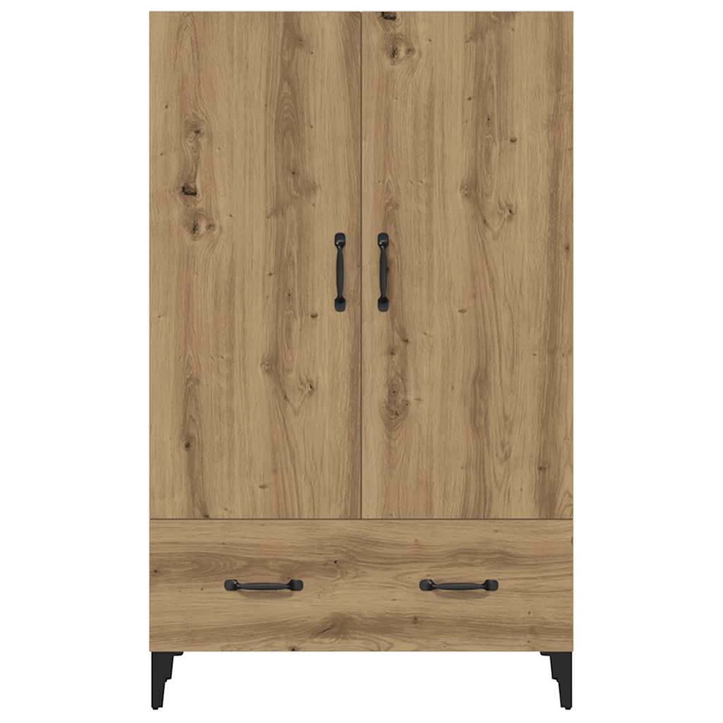 Buffet chêne artisanal 70x31x115 cm bois d'ingénierie - XIOS