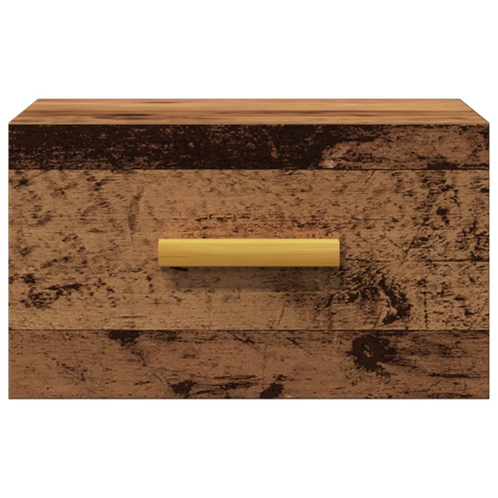 Tables de chevet murales 2 pcs vieux bois 35x35x20 cm - XIOS