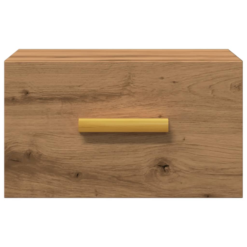 Tables de chevet murales 2 pcs chêne artisanal 35x35x20 cm - XIOS