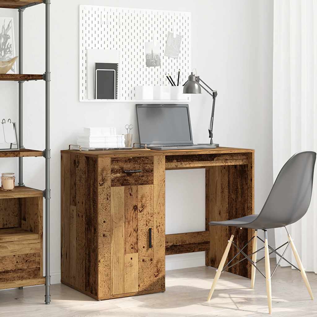 Bureau vieux bois 100x49x75 cm bois d'ingénierie - XIOS
