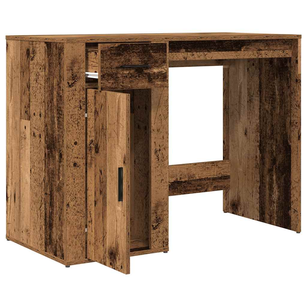 Bureau vieux bois 100x49x75 cm bois d'ingénierie - XIOS