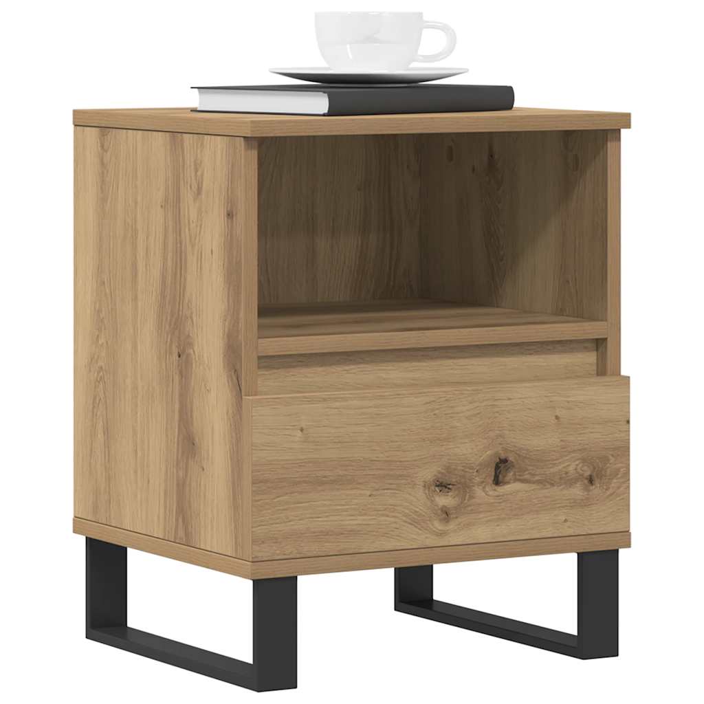 Tables de chevet 2 pcs chêne artisanal 40x35x50 cm - XIOS