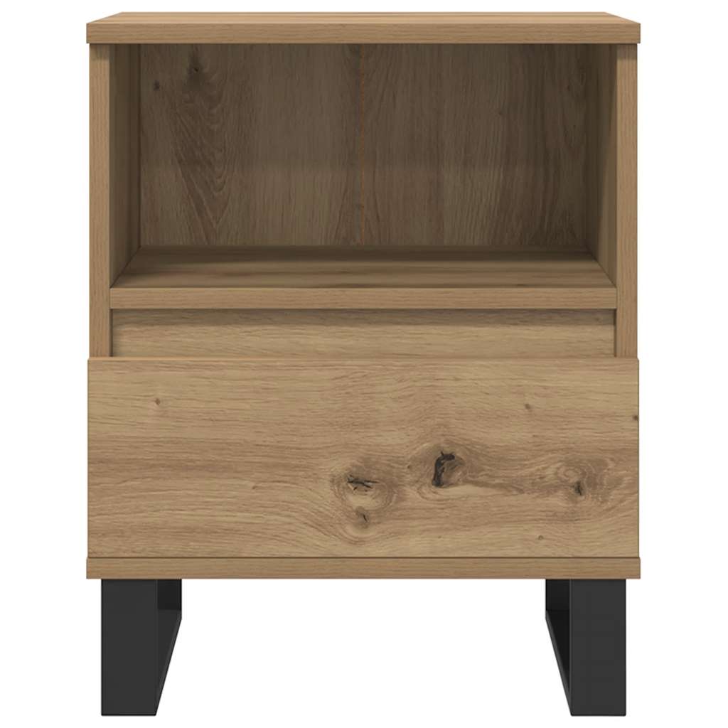 Tables de chevet 2 pcs chêne artisanal 40x35x50 cm - XIOS