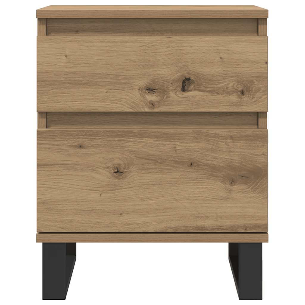 Tables de chevet 2 pcs chêne artisanal 40x35x50 cm - XIOS