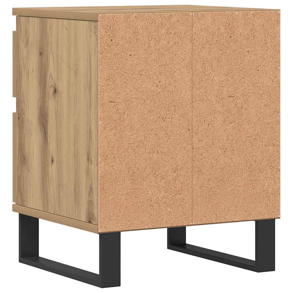 Tables de chevet 2 pcs chêne artisanal 40x35x50 cm - XIOS