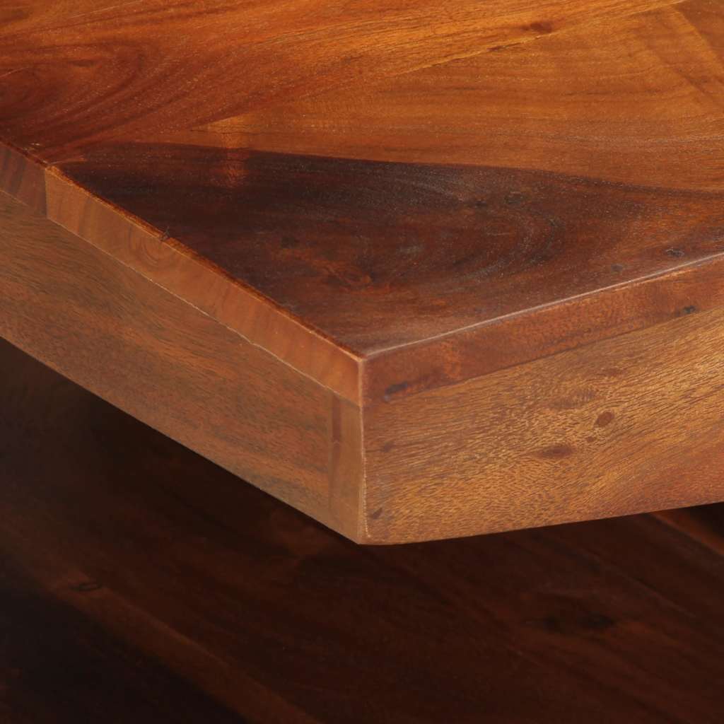 Table basse 90x60x30 cm bois massif d'acacia - XIOS