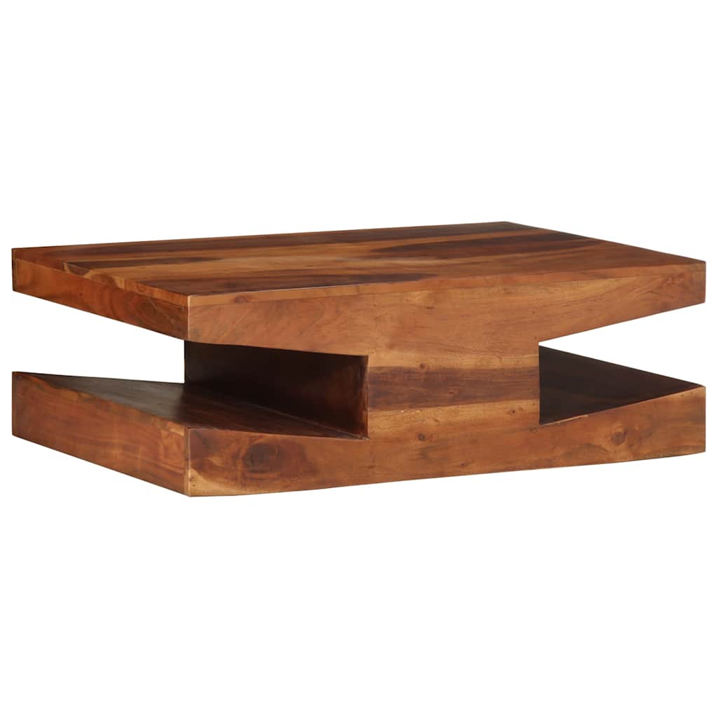 Table basse 90x60x30 cm bois massif d'acacia - XIOS