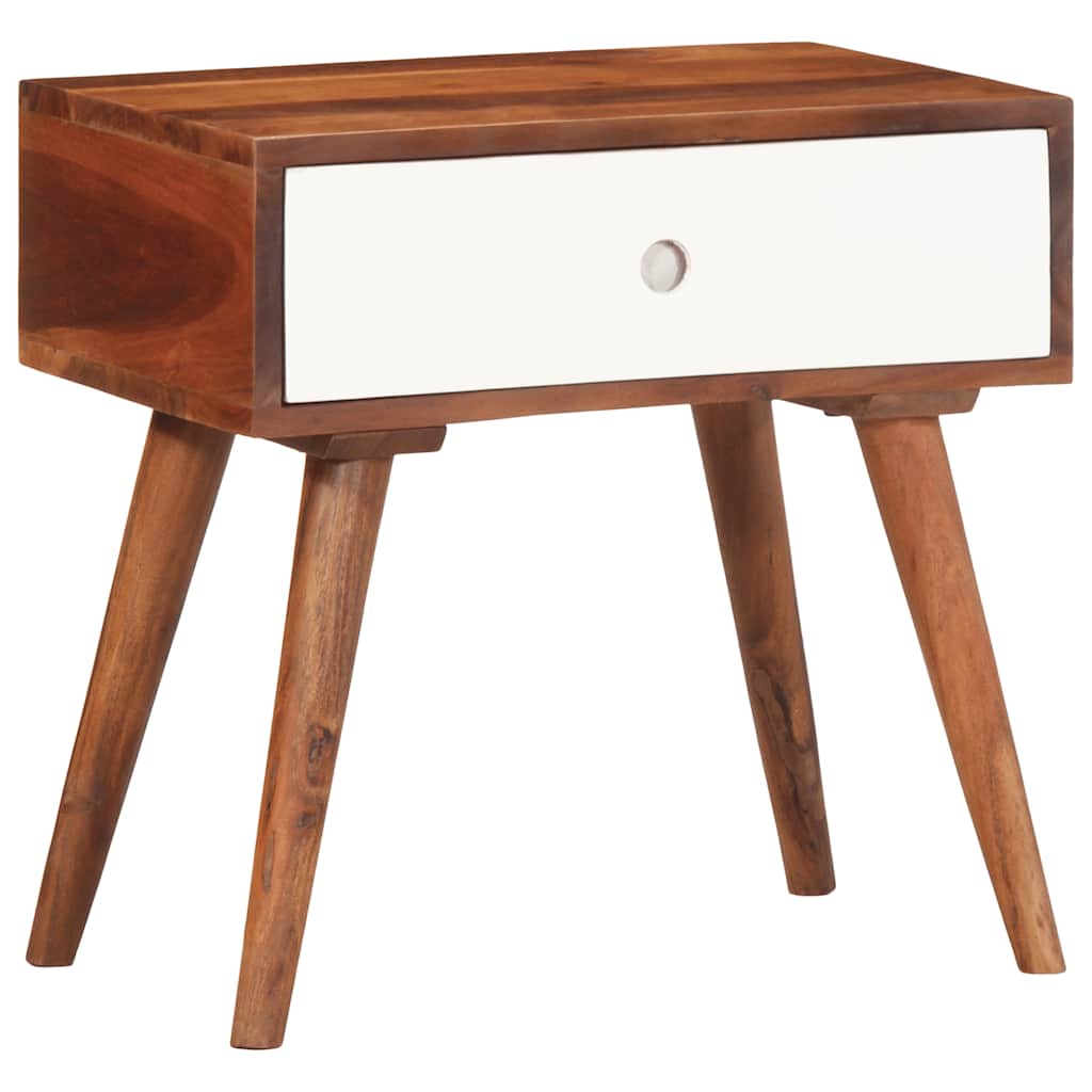 Table d'appoint 45x30x45 cm bois massif d'acacia - XIOS