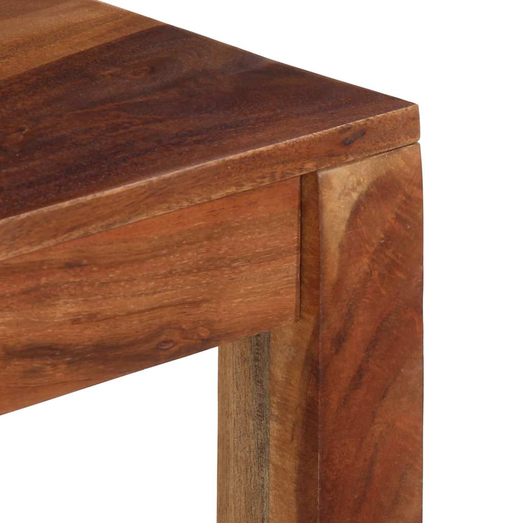 Table à manger 120x60x76 cm bois d'acacia massif - XIOS