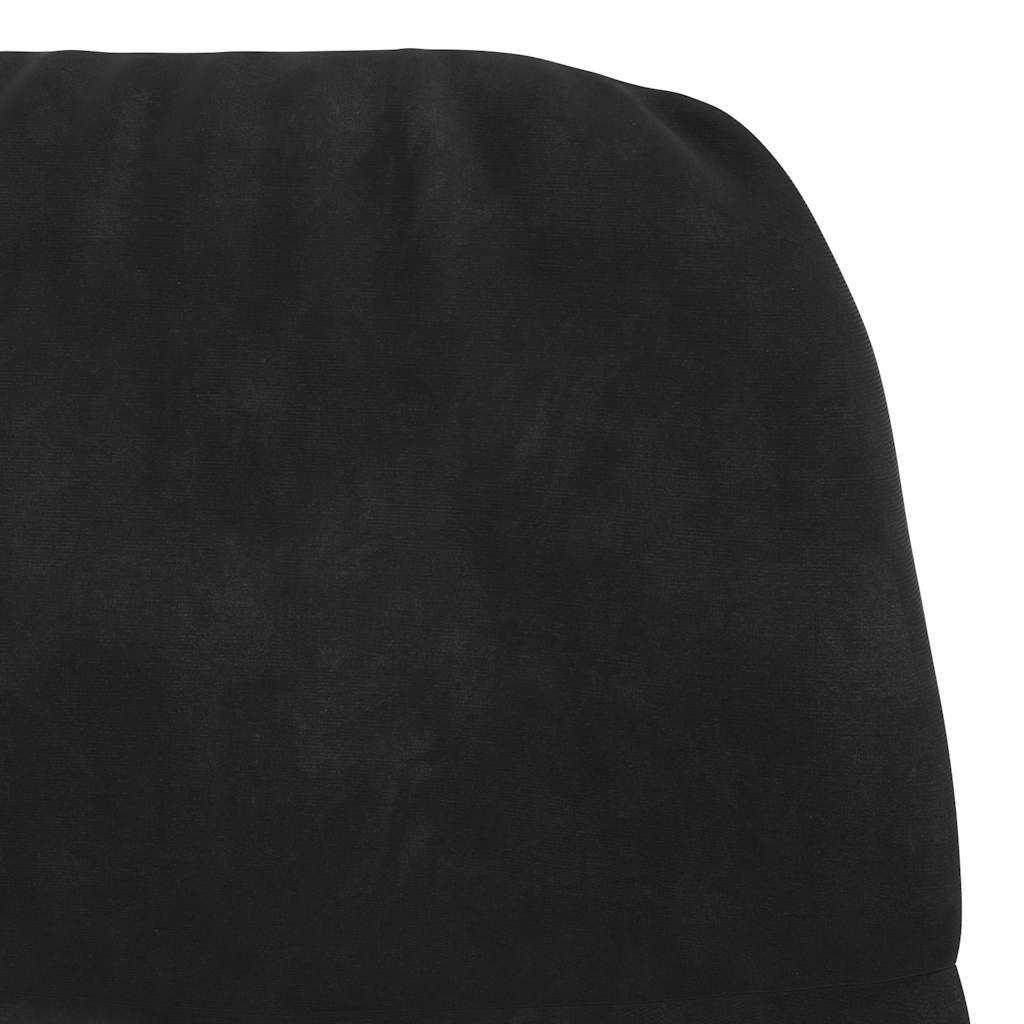 Fauteuil relaxant velours noir - XIOS