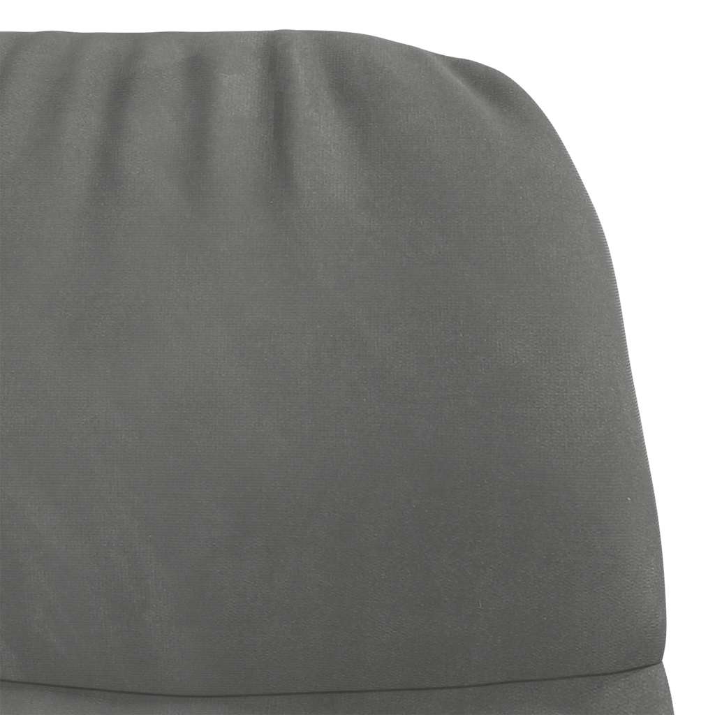 Fauteuil à bascule velours gris foncé - XIOS
