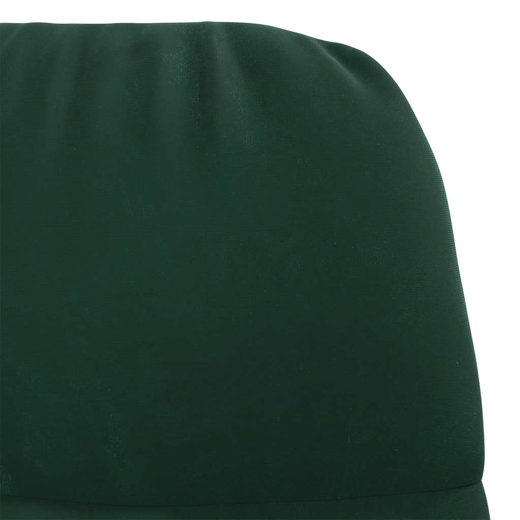 Fauteuil à bascule velours vert foncé - XIOS