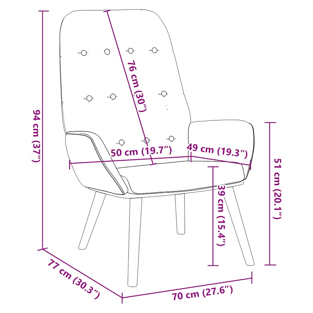 Fauteuil relaxant velours vert foncé - XIOS