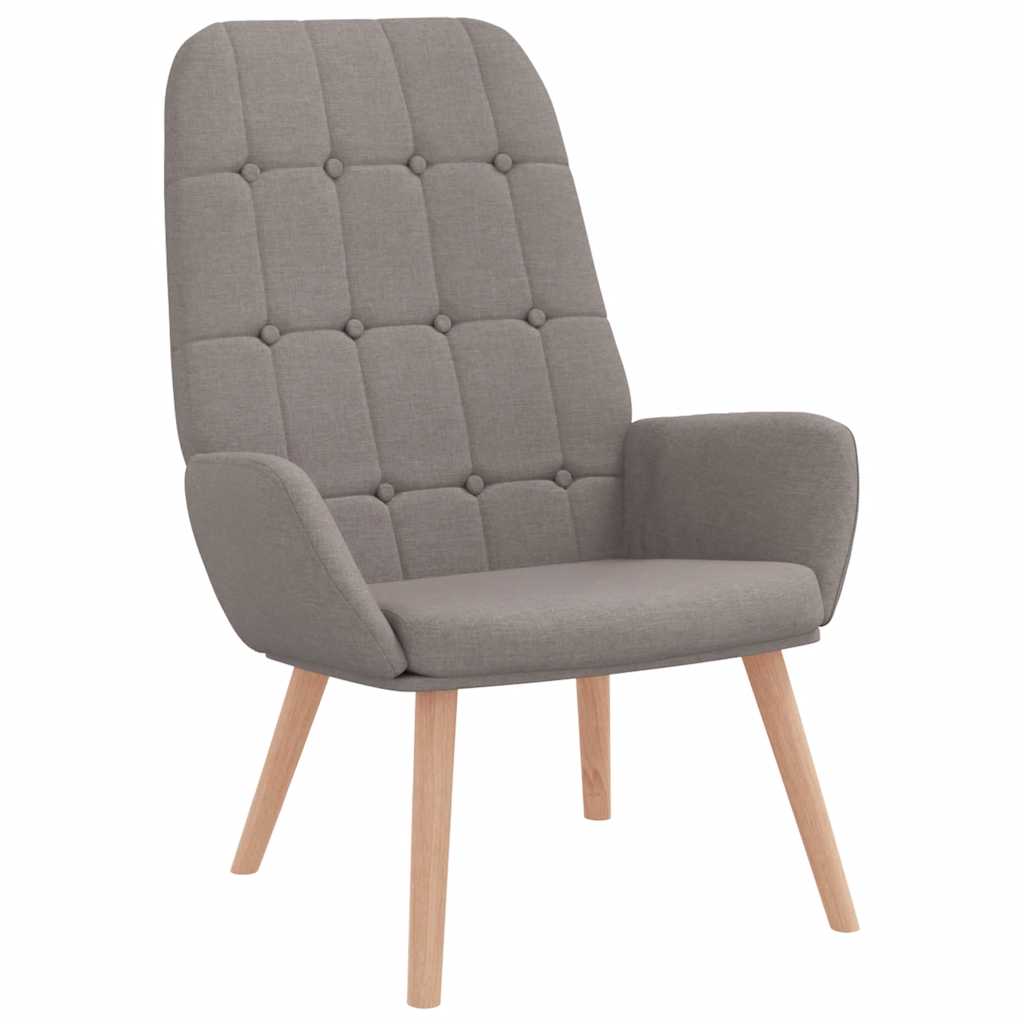 Fauteuil relaxant en tissu taupe - XIOS