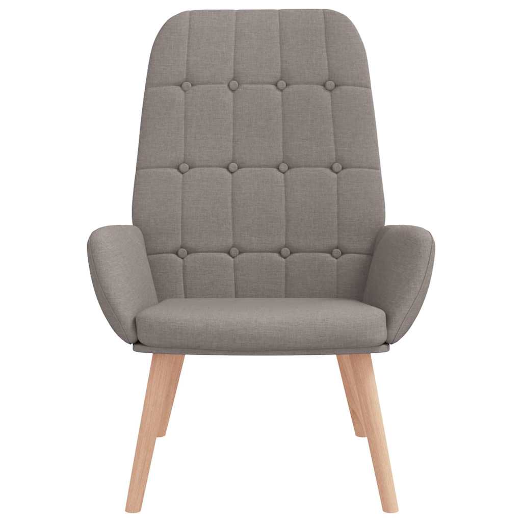 Fauteuil relaxant en tissu taupe - XIOS