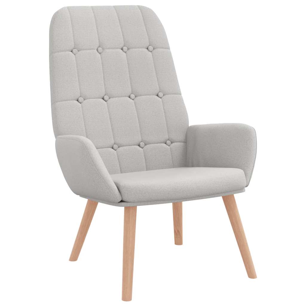 Fauteuil relaxant en tissu gris nuage - XIOS