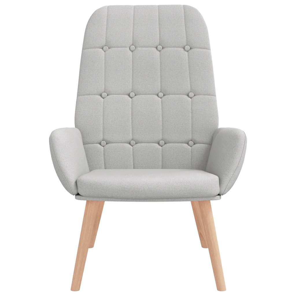 Fauteuil relaxant en tissu gris nuage - XIOS