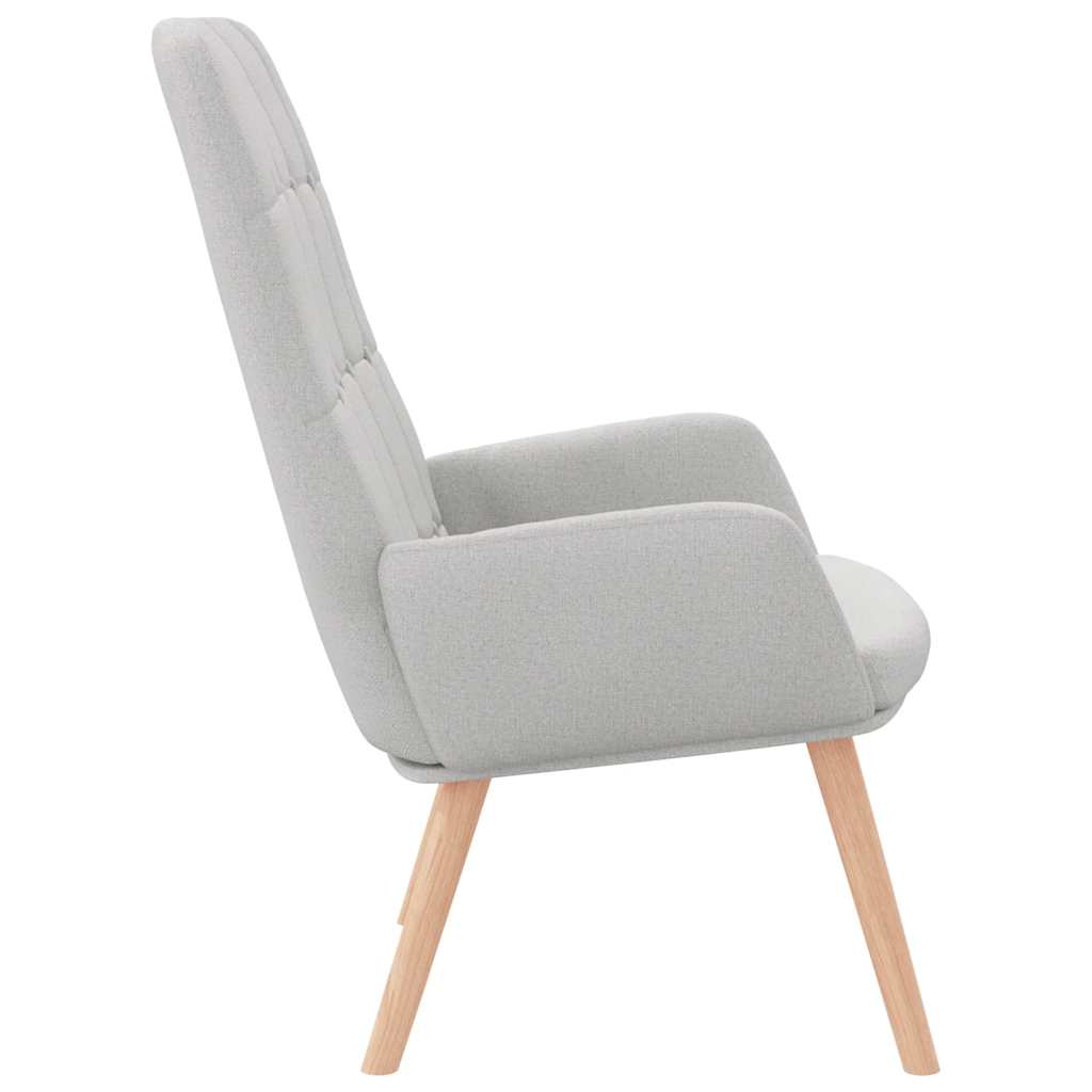 Fauteuil relaxant en tissu gris nuage - XIOS