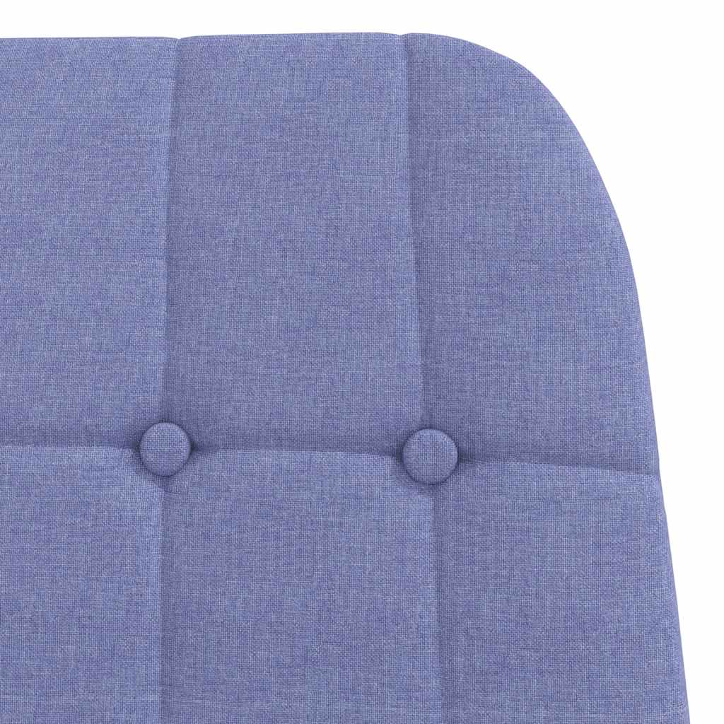 Fauteuil relaxant en jean bleu tissu - XIOS