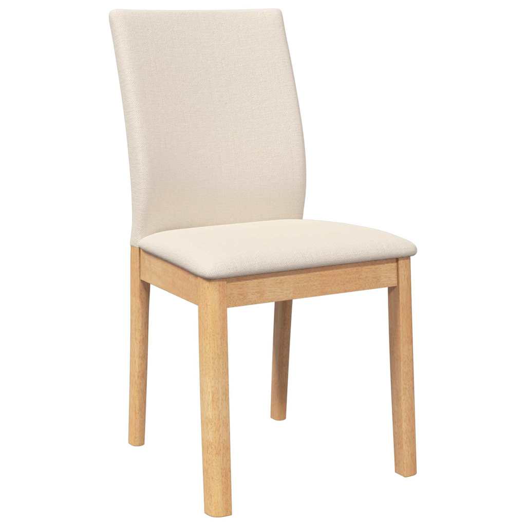 Chaises à manger coussins 2 pcs bois massif caoutchouc - XIOS