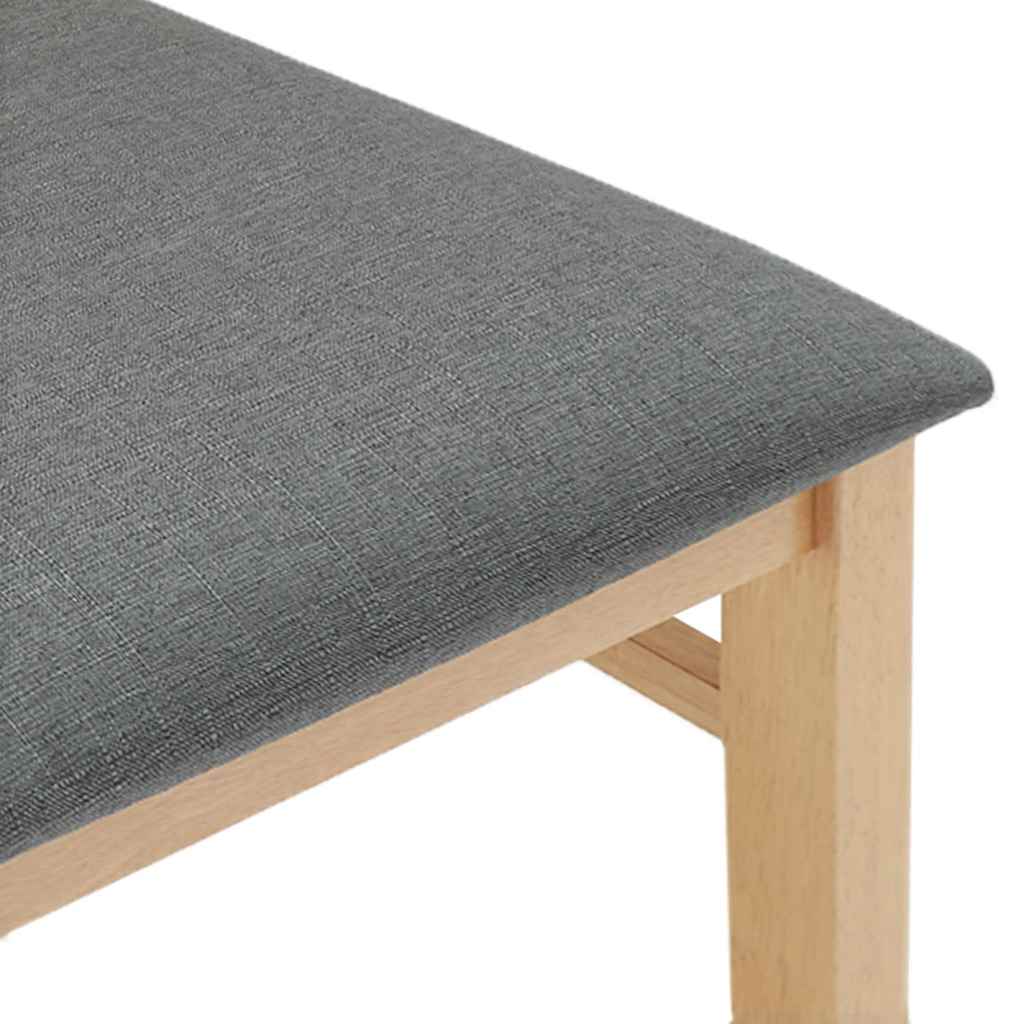 Chaises à manger coussins 2 pcs bois massif caoutchouc - XIOS