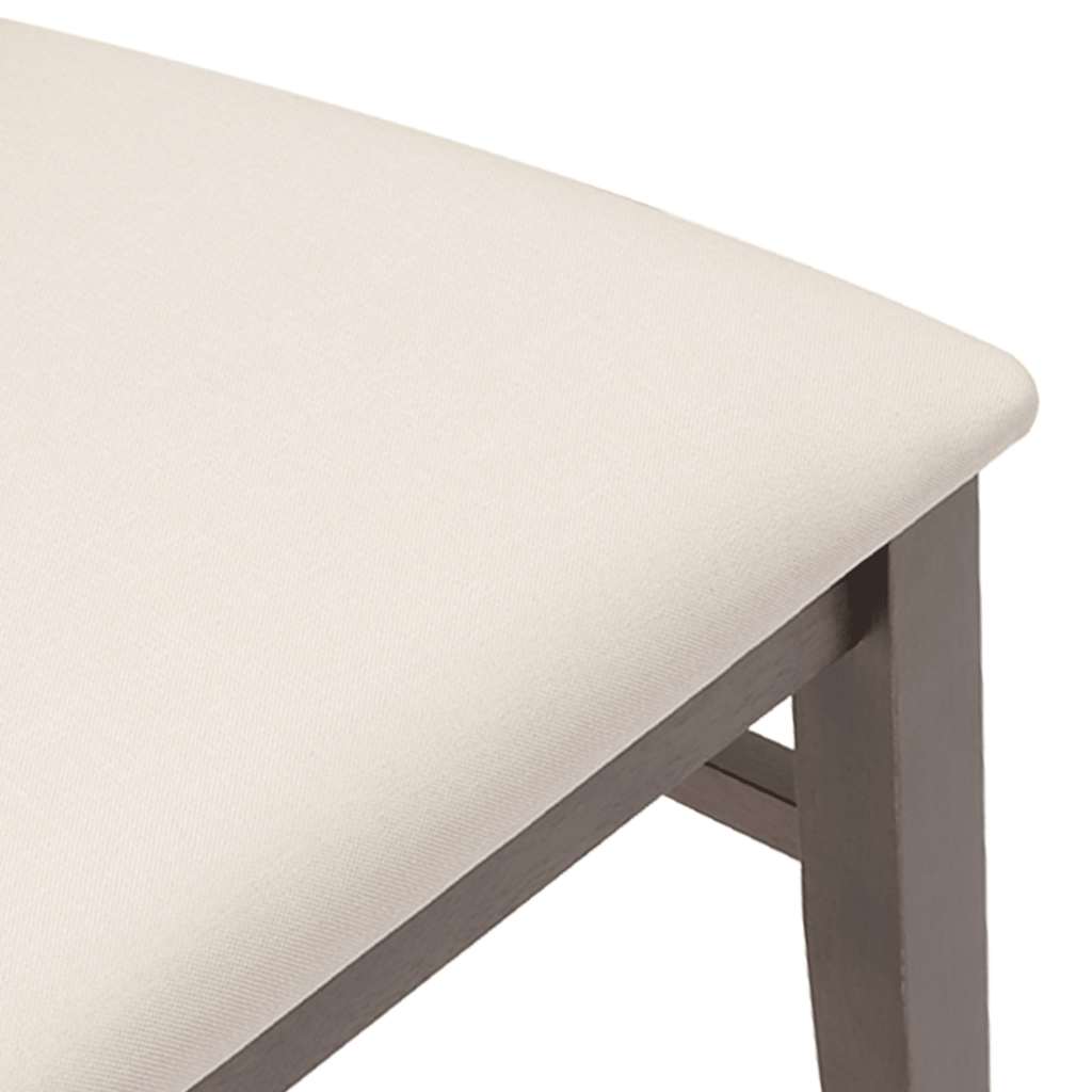 Chaises de salle à manger avec coussins (2 pcs) bois massif marron caoutchouc - XIOS