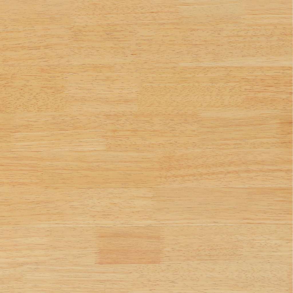 Tabourets de bar (lot de 2) en bois massif naturel et caoutchouc - XIOS