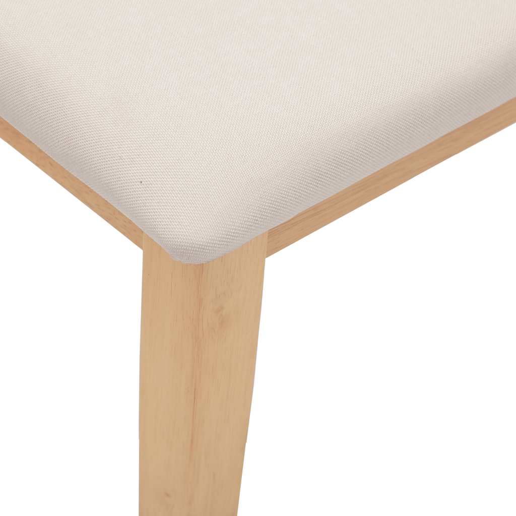 Banc 90 cm bois massif caoutchouc - XIOS
