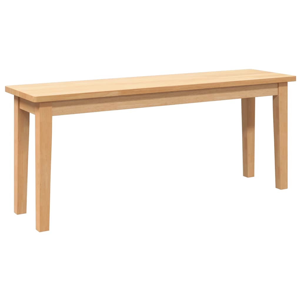 Banc 110 cm bois massif caoutchouc Bancs de cuisine & salle à manger vidaXL