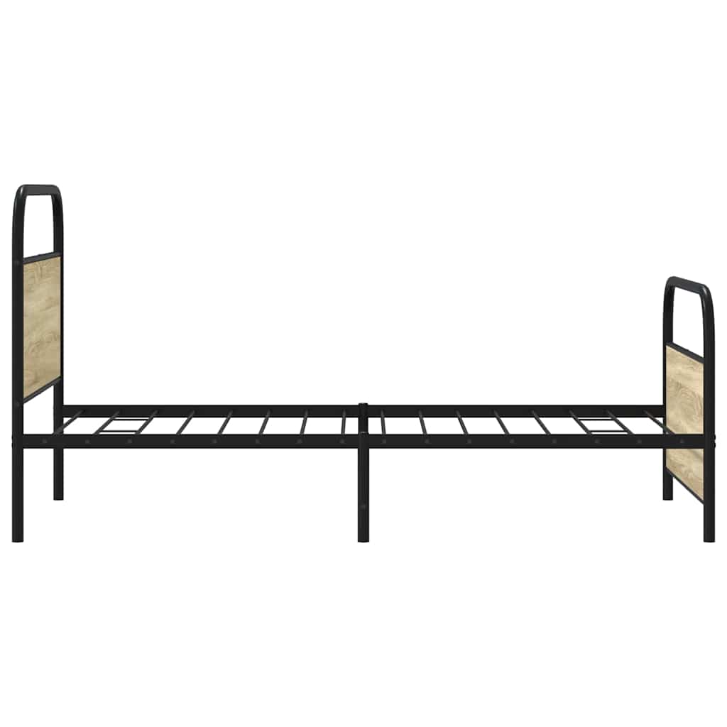 Cadre de lit sans matelas 100x200 cm chêne sonoma - XIOS