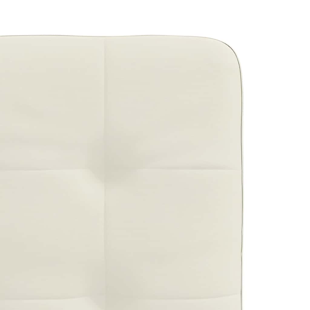 Chaises à manger lot de 4 Crème Velours - XIOS