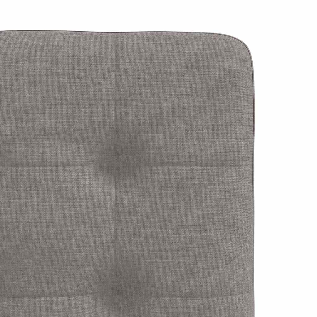 Chaises à manger lot de 4 taupe tissu - XIOS
