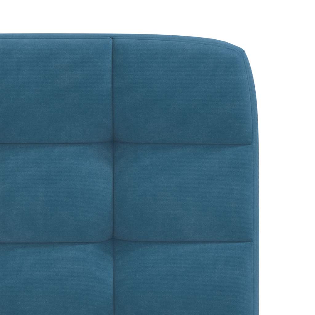 Chaises à manger lot de 4 Bleu Velours - XIOS