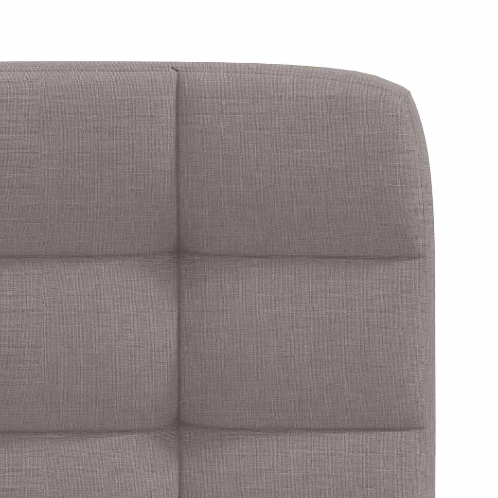 Chaises à manger lot de 4 taupe tissu - XIOS
