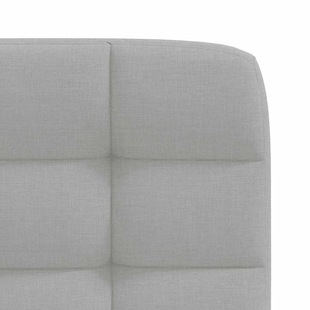 Chaises à manger lot de 4 gris nuage tissu - XIOS