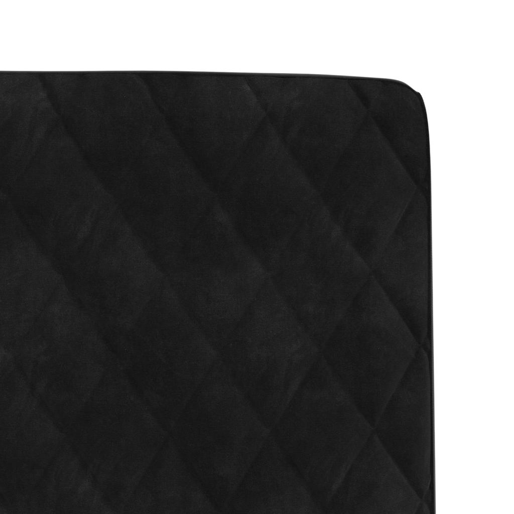 Chaises à manger lot de 4 Noir Velours - XIOS
