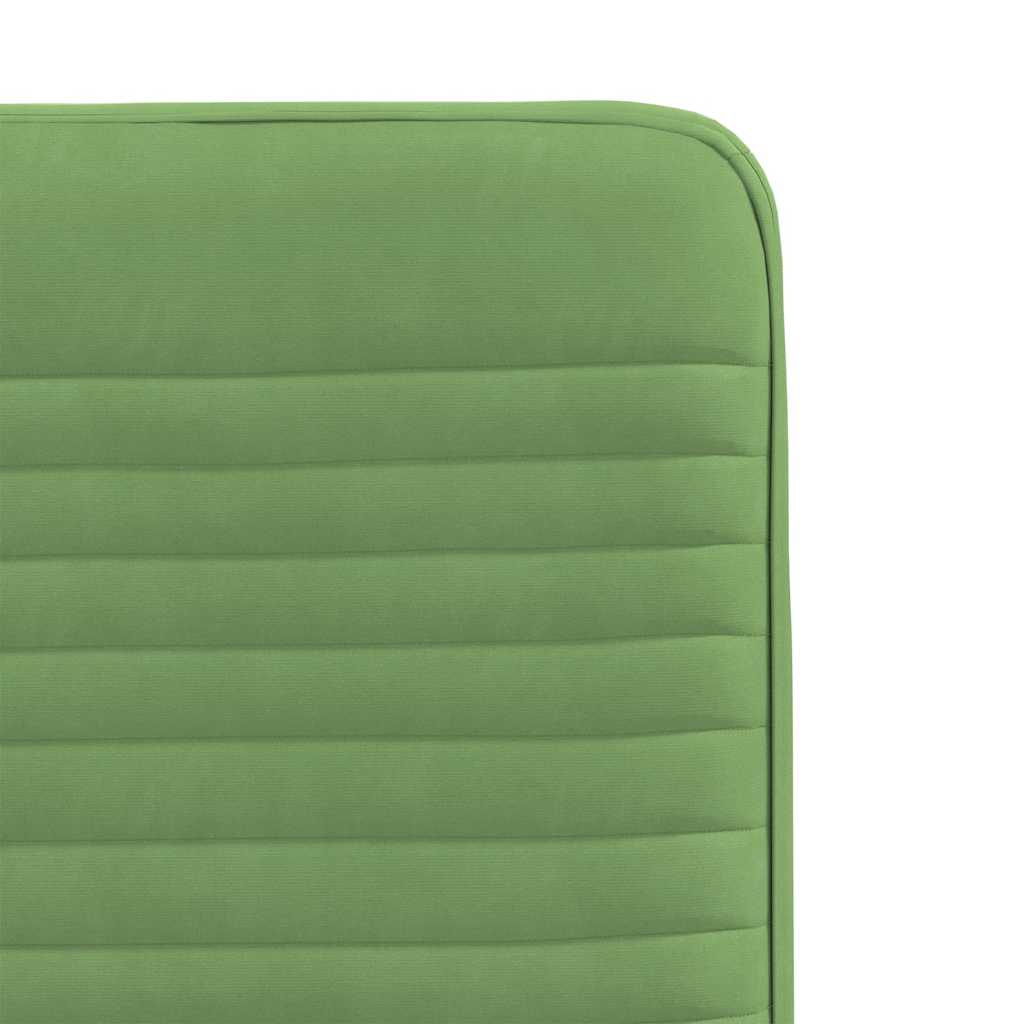 Chaises à manger lot de 4 vert clair velours - XIOS