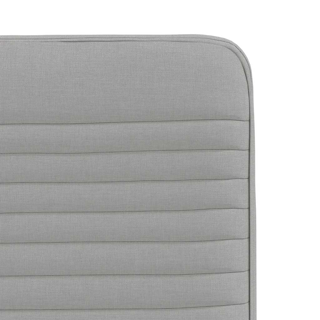 Chaises à manger lot de 4 gris nuage tissu - XIOS