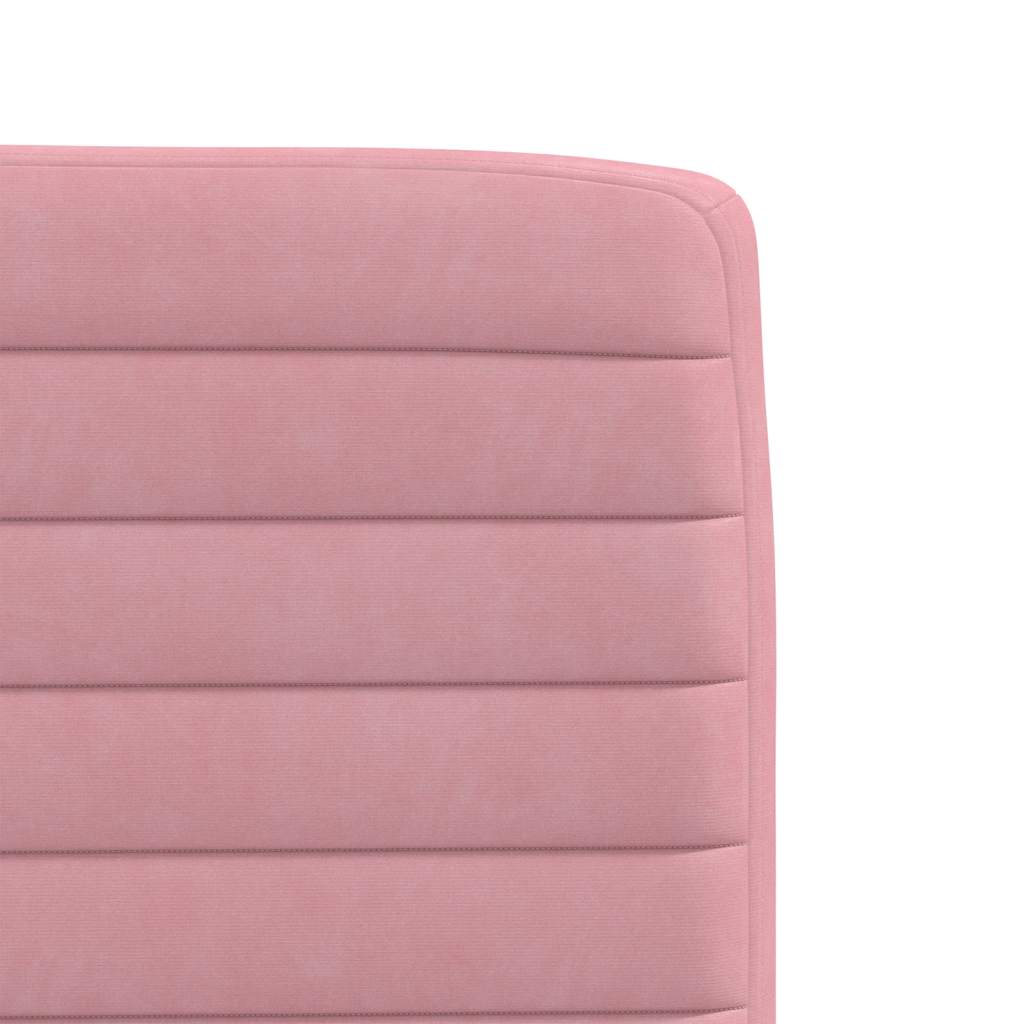 Chaises à manger lot de 4 Rose Velours - XIOS