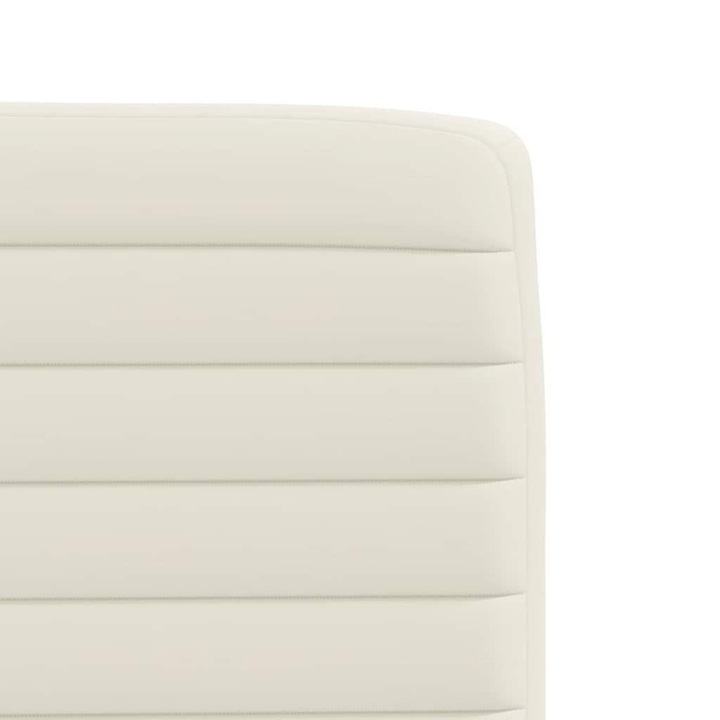 Chaises à manger lot de 4 Crème Velours - XIOS