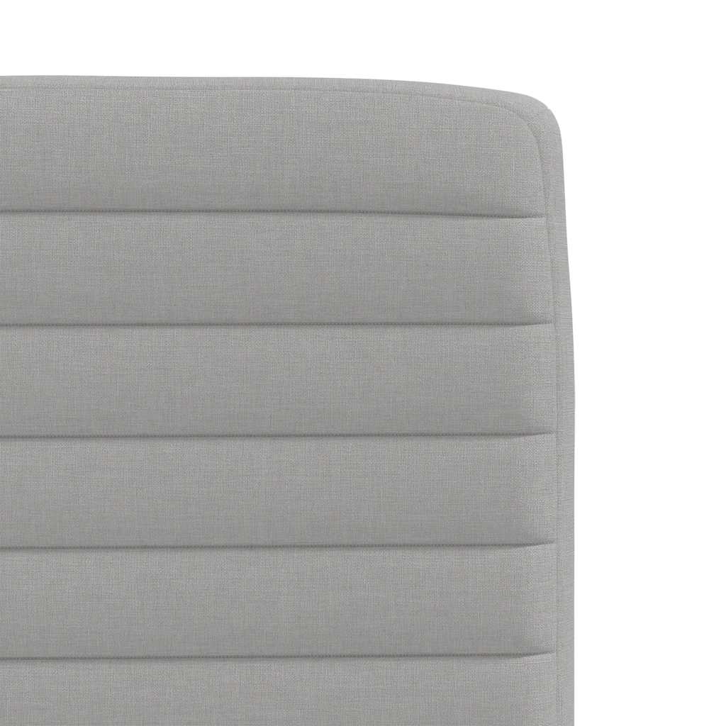 Chaises à manger lot de 4 gris nuage tissu - XIOS