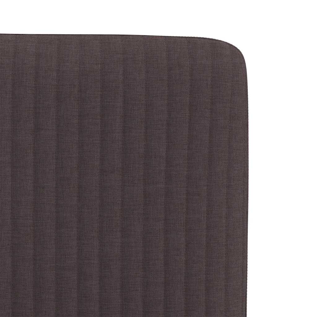 Chaises à manger lot de 4 marron foncé tissu - XIOS